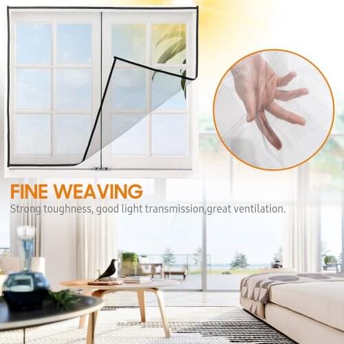 KKmoon DIY Window Screen with Self-Adhesive Tapes Household Mosquito Screen Mosquito Net Mosquito Protector Mesh Curtain