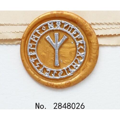 Circle algiz Wax seal stamp,Party Wax Seal Stamp Kit invitation seals,gift envelop packing seal,Seal Stamp,Circle stamp