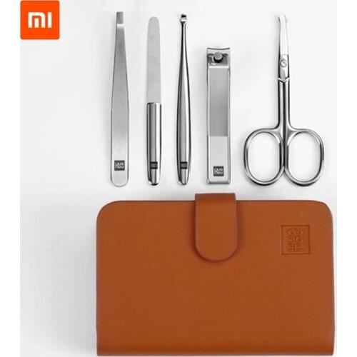 Huohou Nail Clipper Stainless Nose Hair Trimmer Portable Travel Hygiene Kit Nail Cutter Tool Sets