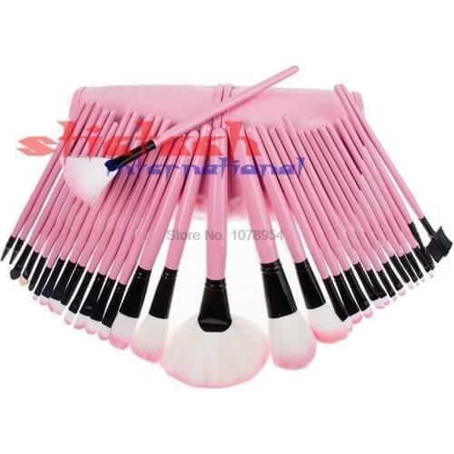 By dhl or ems 20 sets Makeup Brushes Set Professional Cosmetics Brush Eyebrow Eye Brow Powder Lip Shadows Make Up Tool Kit