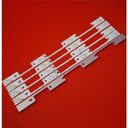 TV LED Bars For Toshiba 40L5400 40L2400 DL3944(A)F DL4045i Backlight Strips Kit 4 LED Lamps Lens 6 Bands KDL40SS662U KDL39SS662U