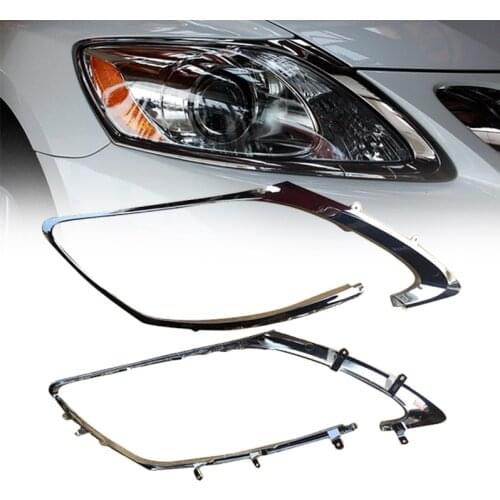 It is suitable for Lexus GS300GS430GS450HGS460 headlamps, electroplated protection frame large light bar decoration, 05060708091