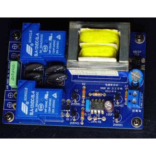KYYSLB AC220V Class A Amplifier Power Delay Soft Start Protection Board Power Amplifier Boot Protection Board