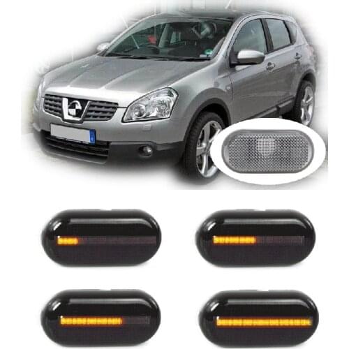 Suitable for NIssan Qashqai Dualis MK1 J10 JJ10 2006-2014 Dynamic LED Indicator Side Marker Signal Light