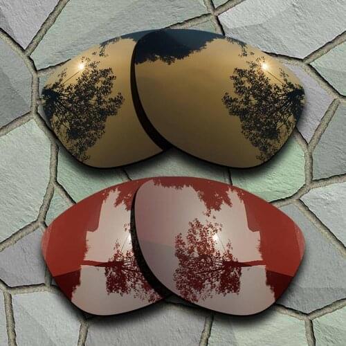 Bronze Copper&Bronze Brown Sunglasses Polarized Replacement Lenses for Oakley Frogskins