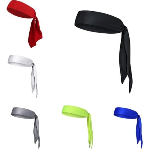 Men Women Sports Sweat Headband Run Tennis Fitness Headbands Sports Yoga Hair Ribbon Jogging Sweatband