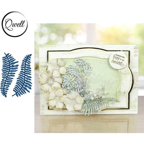 QWELL Leaf Metal Cutting Dies for Scrapbooking and Card Making Paper Embossing Craft New 2019 die cuts