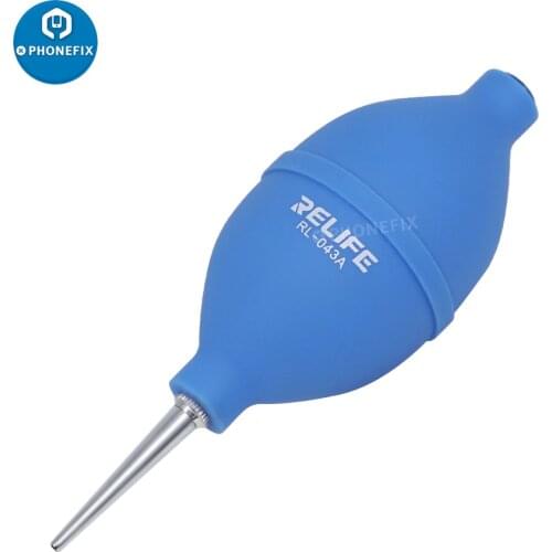 RELIFE 2 In 1 Phone Repair Dust Cleaner Rubber Air Blower Ball Cleaning Pen for Phone PCB PC Keyboard Camera Len DIY Repair Tool