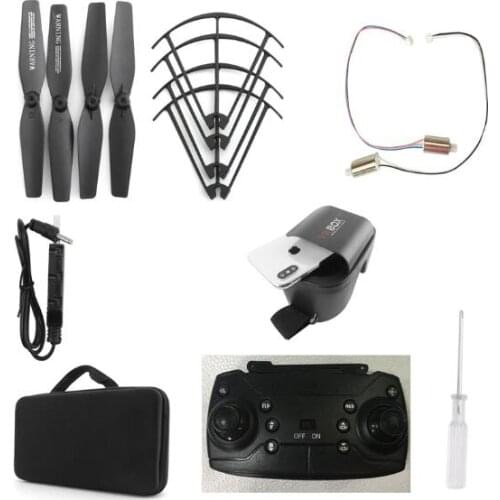 SMRC M6 4K RC Drone parts Motor propellers Wind Blade Guard Remote Controller