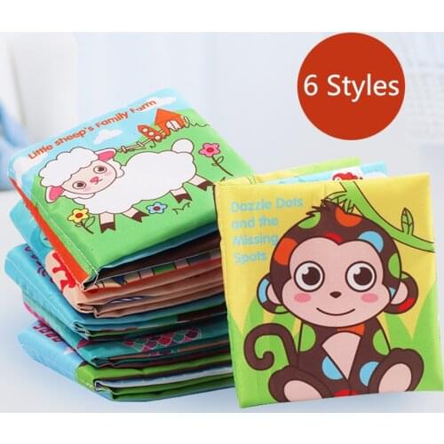 Cloth Baby Book Intelligence Development Educational Toy Soft Cloth Learning Cognize Books For 0-12 Months Kids Educate Toys