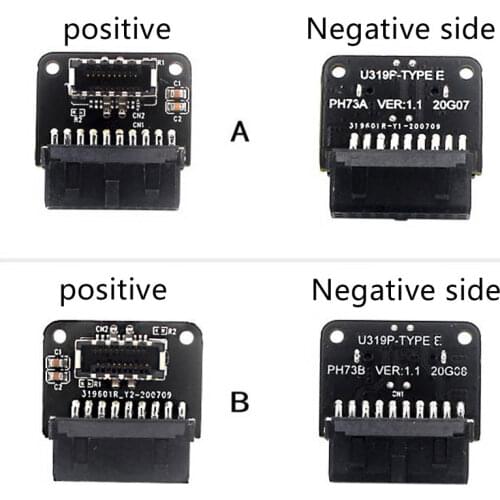 USB 3.0 Internal Header to 3.1/3.2 C Riser Connector Motherboard Pc Converter