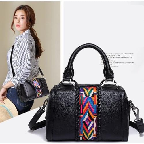 Ladies Hand Crossbody Bags For Women Designer 100% genuine leather Cowhide Handbags Women Leather Shoulder Bag Women Tote Bag