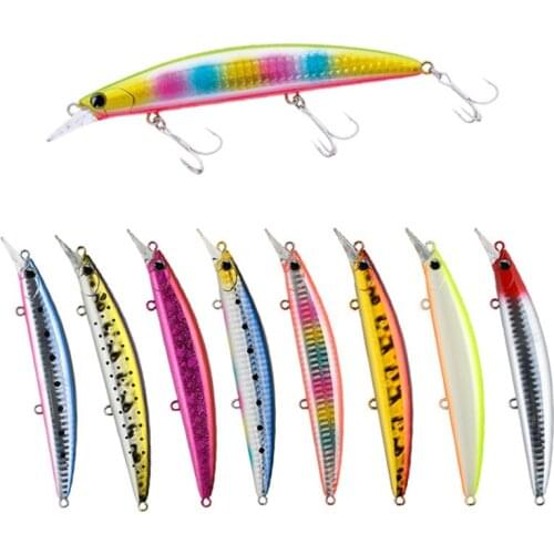 1Pcs Bionic Fishing Lure 13cm/23g Submerged Floating Far Throw Artificial Fake Hard Bait For Sea Bass Fishing Tackle Accessories