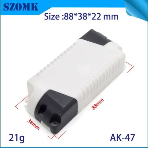 1pcs new design abs plastic LED supplying enclosure electronic controller junction case 88*38*22