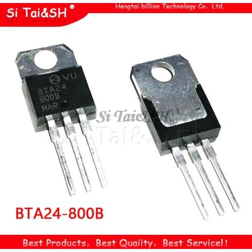 10PCS BTA24-800B TO-220 BTA24-800 TO220 BTA24 24-800B