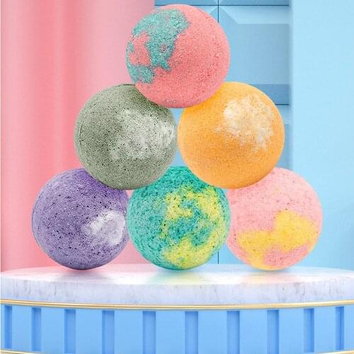 12Pcs Organic Bath Bubble Balls For Moisturizing Dry Skin Relaxing Scents Body Wash Dead Skin Removal Natural Mini Gift Set