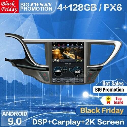 128G Tesla Verticl screen Android 9.0 For 2015 2016 2017 2018 Buick Hideo Car multimedia Player GPS Rudio Radio Stereo Head Unit