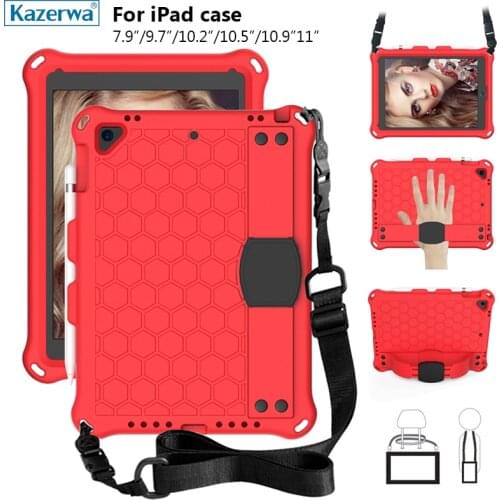 Kids Safety Protect Case For iPad Mini Air 1 2 3 4 9.7 inch 2017 2018 ipad 10.2 2020 2019 Pro 11/10. 5 Air 4 Handheld Cover