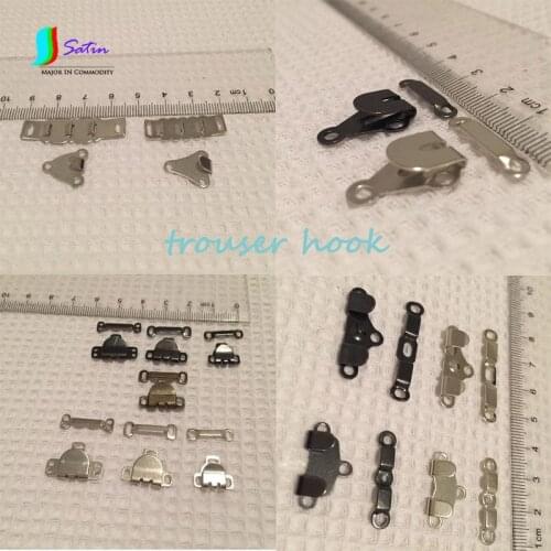 Black/silvery/bronze Metal Electroplated Trousers Hook for Suit Pants,Women Skirt Sewing DIY Metal Agraffe S0445H