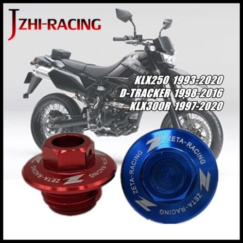 FOR KAWASAKI KLX250 1993-2020，D-TRACKER 1998-2016，KLX300R 1997-2020 Motorcycle Accessories CNC Engine Oil Cover nut