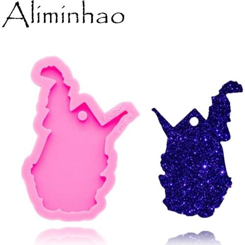 DY0225 Shiny us West Virginia state mold Silicone Molds DIY epoxy mould silicon Resin Crafting molds keychains Moulds