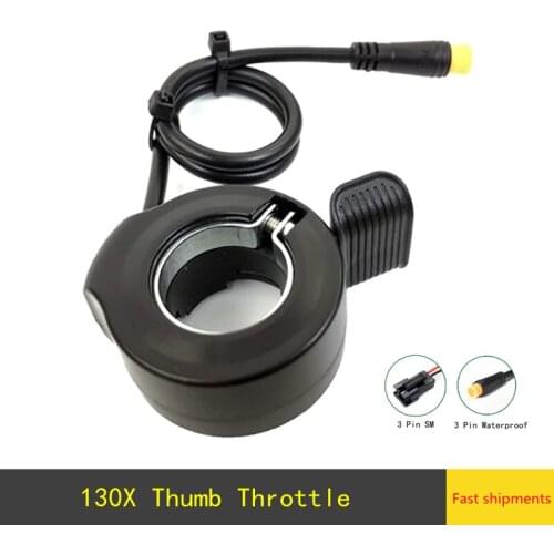 Certificated WUXING 130X Electric Bicycle Hall Thumb Throttle