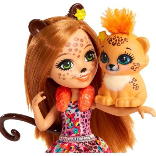 Enchantimals Popular Character Dolls-Cheetah Cherish Baby FJJ20