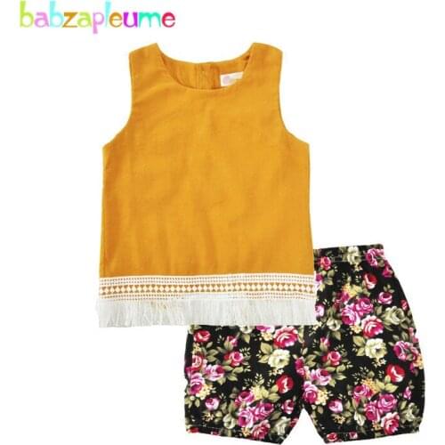 Summer Fashion Kids Clothes Girls set Sleeveless Tassel Coat Child Vest Short Pant Tracksuit Girls Clothing infant Princess A213