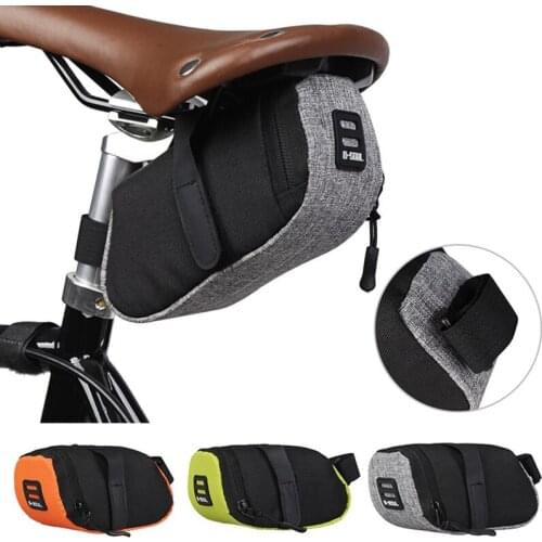 Nylon Bicycle Bag Waterproof Bike Saddle Bags Outdoor Seat Cycling Tail Rear Pouch Saddle Seatpost Bike Accessories