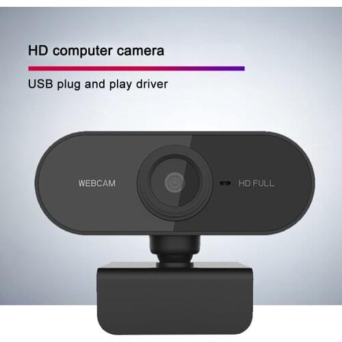 Webcam HD 1080P Web Cam Camera Mini Computer Pc Web Camera 360 Degree Rotatable Camera For Live Broadcast Video Conference Works