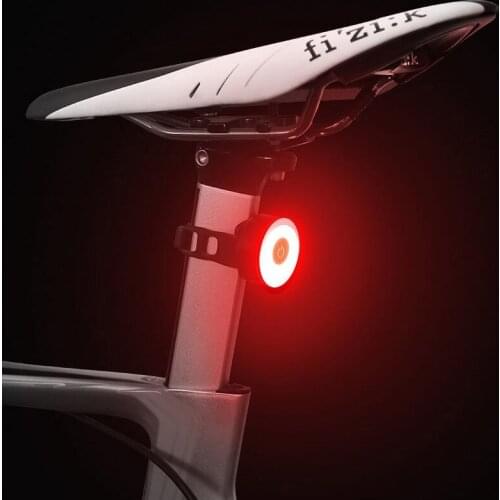 Bicycle Rear Light USB Rechargeable IPX8 Waterproof Bike Light For Pack Bag Tail Light Cycling Taillight Emergency Lighting