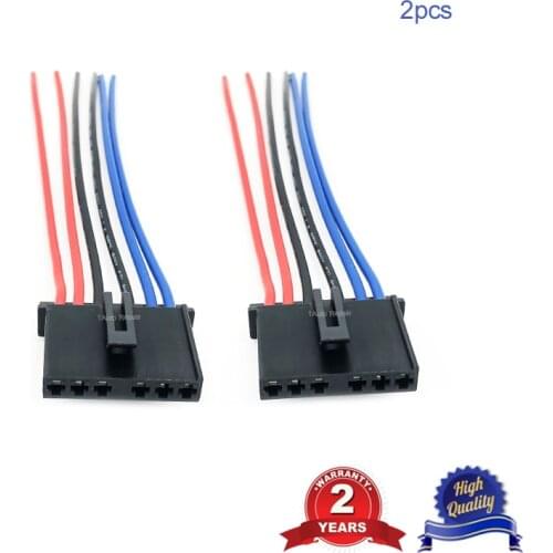 Wire Harness Loom with Connector fits Rear Light Bulb Holder for Ford Transit 2000-2015 2pcs