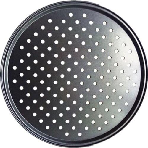 12"VENTILATED PIZZA TRAY/PAN NON STICK DEEP CRISPER HIGH QUALITY AIR FLOW H/DUTY 32cm