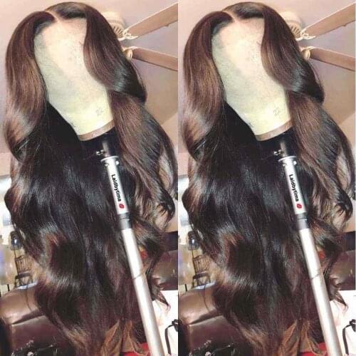 13X6 Deep Part Transparent Lace Front Human Hair Wigs PrePlucked 8-32 Malaysian Body Wave Lace Frontal Wig With Baby Hair Remy
