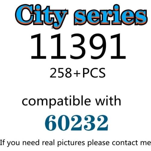 258PCS 11391 Building Block Toy City Series 60232 Assembled Building Block Childrens Toy Gifts