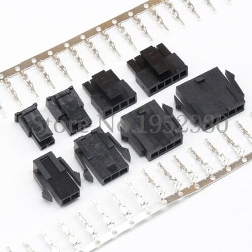 30 Set Micro-Fit 3.0 mm Connector 43645/43640 Single Row Male/Female Housing+ Terminals 2/3/4/5/6 Pin