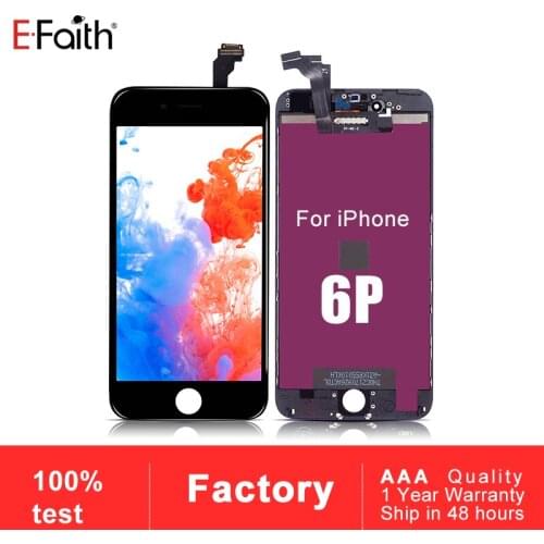 50 PCS/LOT EFAITH AAA Display Touch Screen For IPhone 6 Plus 6P LCD 3D Replacement Assembly With Free DHL Shipping