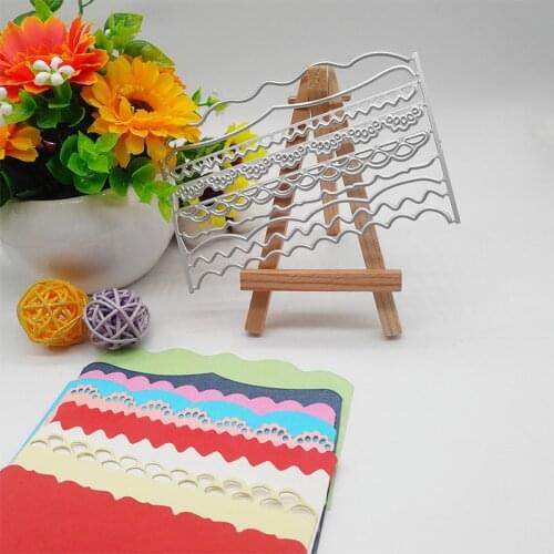 9pcs Irregular Figure Decorative Cards Edges Metal Cutting Dies Stencil for DIY Scrapbooking Album Embossing Paper Cards