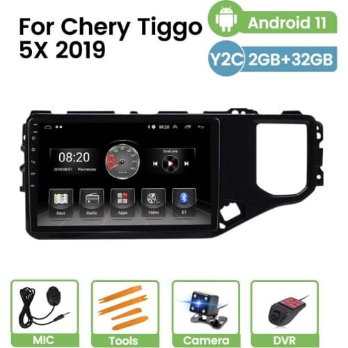 Android 11 For Chery TIGGO 5X 2017-2019 Stereo Auto Car Radio HD 1024*600 BT Video Player Multimedia GPS Carplay Navigation WIFI