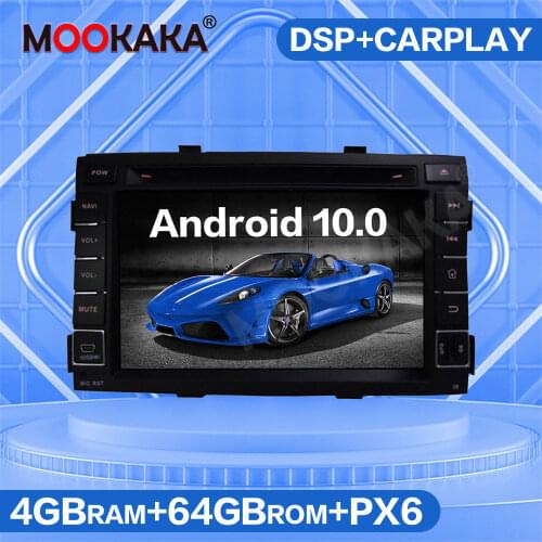 Android 10.0 64G Car CD DVD Player GPS Navigation For KIA SORENTO 2010 2011 2012 Multimedia Auto Radio Tape Recorder Audio Unit