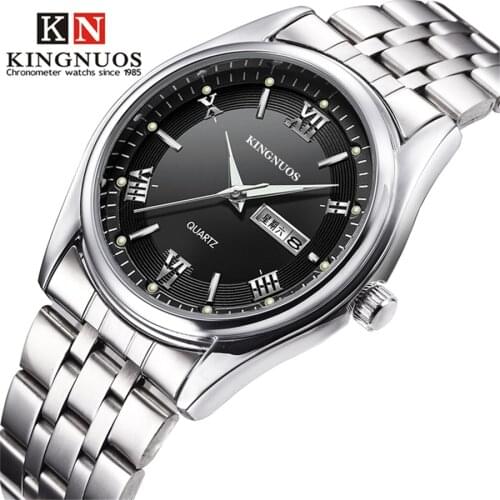 English Week Calendar Watch Fashion Quartz Men Watches Top Luxury Brand Famous Male Clock Wrist Watch For Men Hodinky Hours New