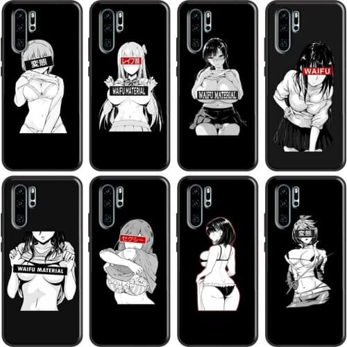 Sugoi Senpai Anime waifu Case For Huawei P Smart 2019 Z Nova 5T P40 P20 P30 Pro Mate 20 Lite Honor 10i 8X 9X Cover