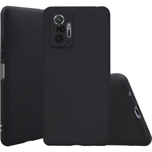 Case for Redmi Note 10 Pro Matte Black Shockproof Lens Protection Cover for Xiaomi Redmi Note10 4G Pro Max