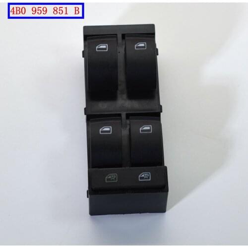 For A3 S3 A6 S6 RS6 Electric Power Window Switch DRIVER SIDE 4B0 959 851 B