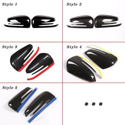 For Mercedes-Benz A B C E S CLA GLA GLK CLS W176 W204 W117 X156 X204 exterior mirror cover ABS auto parts