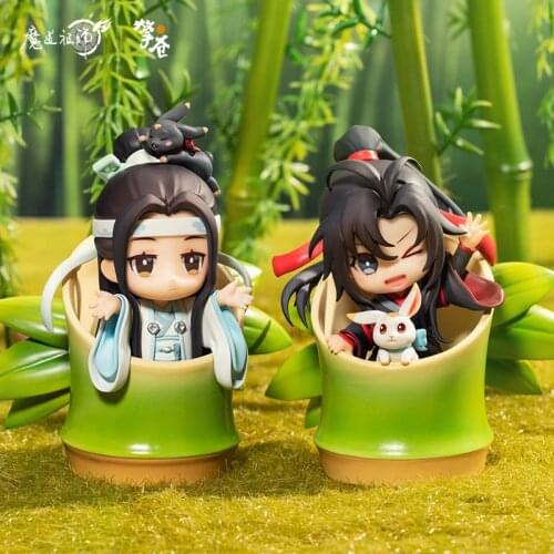 Limit the Untamed Grandmaster of Demonic Cultivation Wei Wuxian Doll Figure Lan Wangji PVC Figurine MDZS Toy model Cute Gift