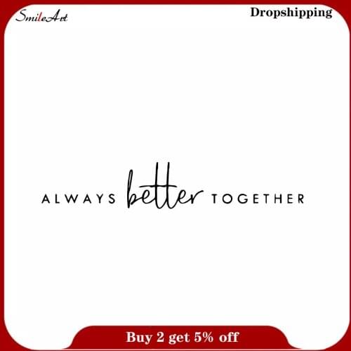 Fashion Interesting text Wall Art Decal Wall Stickers Pvc Material vinyl Stickers Diy Home Decoration Accessories