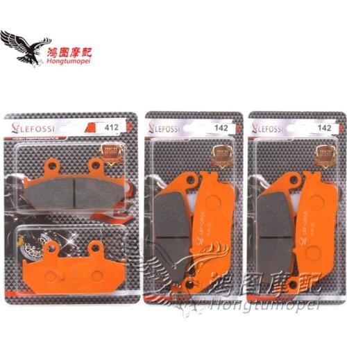 Motorcycle Front Rear Brake Pads For Suzuki BURGMAN AN650 AN 650 2003 2004 2005 2006 2007 2008 2009 2010 2011 2012 2013 - 2017