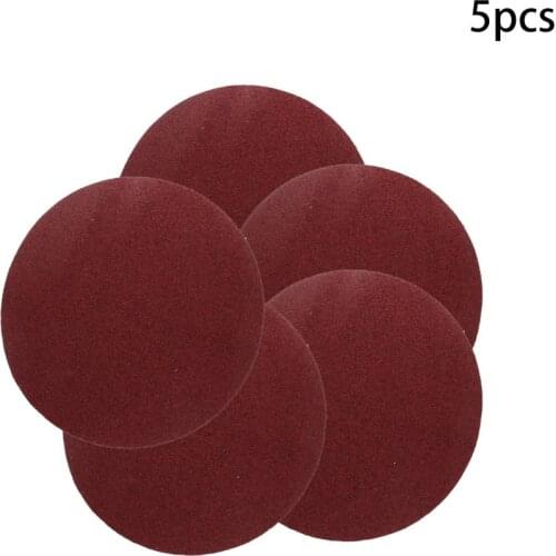 New Grit 40/60/80/100 Disc Adhesive Back Sandpaper 8-inch No Hole Almina Round Sanding Sheet Polishing Tool 5/10/15pcs