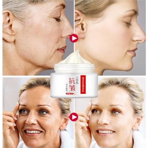 New Six peptide cream collagen anti-wrinkle whitening cream hyaluronic acid moisturizing anti-aging nourishing serum skin care